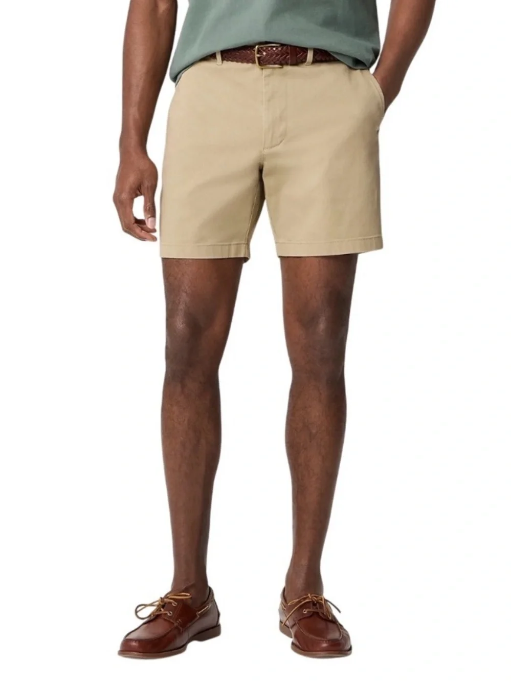 NWT J.Crew Factory 7” Inseam Khaki Original Chino Shorts Men’s Size 33